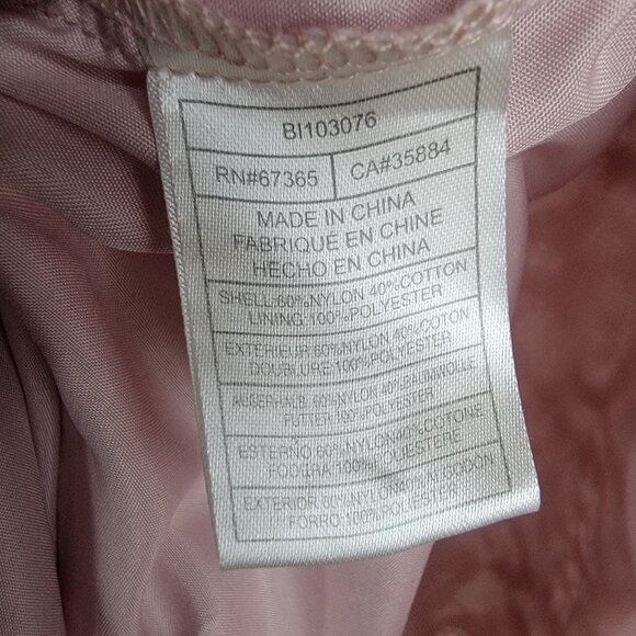 BB Dakota Kennedy Sz M Women's Pink Lace Romper jumpsuit long sleeve dusty pink - Picture 7 of 7